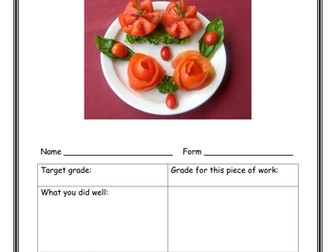 WJEC Catering Food Presentation and Garnishing