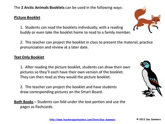 Arctic Animals  Emergent Readers