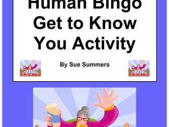 French Cognate Human Bingo Get to Know You Activity