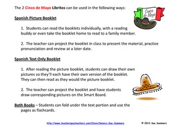 Cinco de Mayo Spanish 2 Booklets