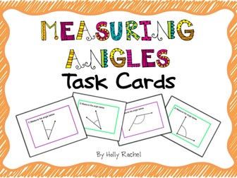 Measuring Angles Activity Cards