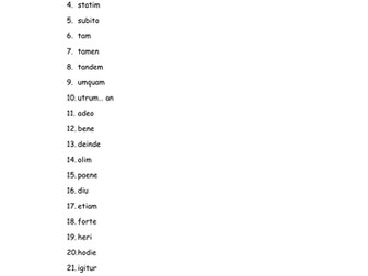 Latin GCSE. Revision of irregular adverbs. 