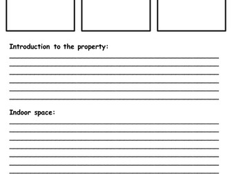Estate Agent Property Overview (Writing Frame)