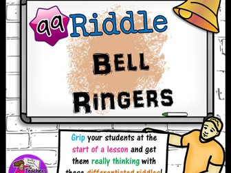 99 Lesson Starters - Riddles to get students engaged and thinking at the start of your lesson!