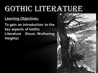 Introduction to Gothic and  Wuthering Heights