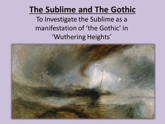 Wuthering Heights Gothic Sublime