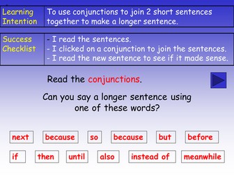 Conjunctions (Connectives) PowerPoint