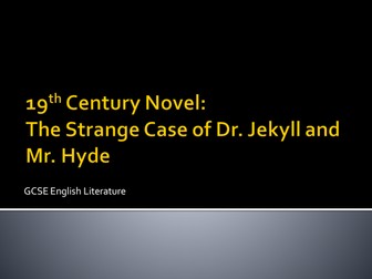 Full 9-1 Dr. Jekyll and Mr. Hyde SOW 