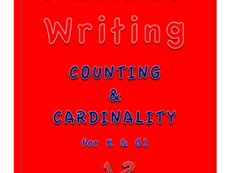 Number Writing - Counting & Cardinality for K & G1