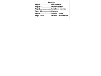 IB A1 English Language and Literature Paper 1-style essay: worked example 