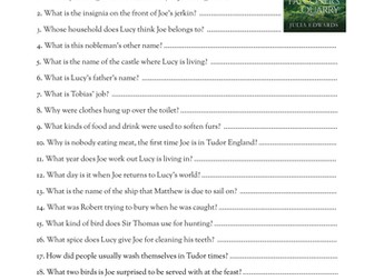 Quiz to accompany Tudor class reader