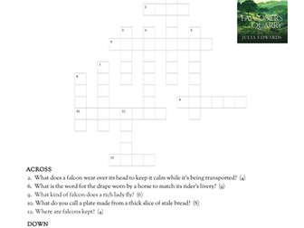 Tudor England crossword and word search