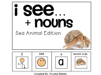 I see... Sea Animals Easy Reader 