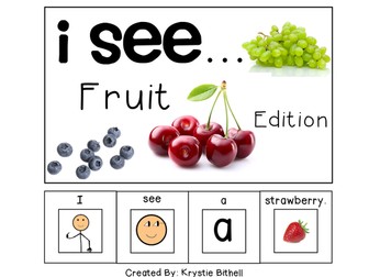 I see... Fruit Edition Special Education Autism 