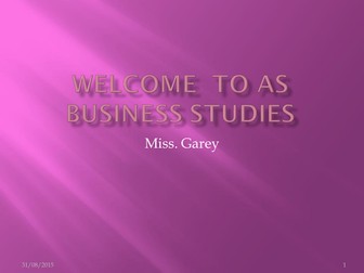 OCR AS BUSINESS INTRO TO BUSINESS