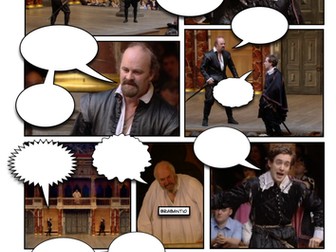 Othello comic with blank speech bubbles [17 pages]