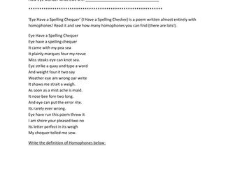 Homophones