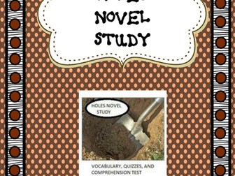 Holes Novel Study