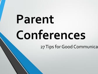 Parent Conference Tips for Good Communication