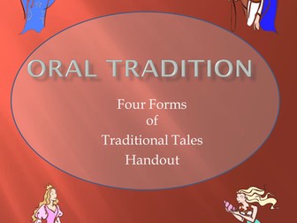 Myths, Legends, Fables and Folktales 