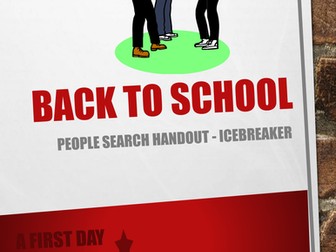 Ice Breaker Back to School