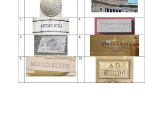 Roman Numeral building photos