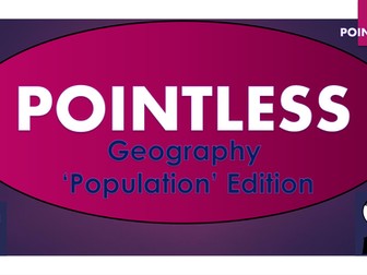 Pointless - Geography 'Populations' Edition