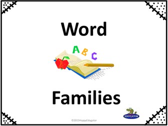 Word Families PowerPoint