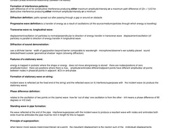 Revision for some of G482 OCR AS Physics module 2. Waves, electricity and quantum.