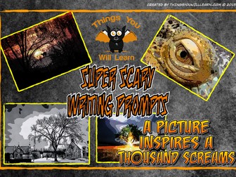 Halloween Writing Prompt Pictures and Story Starters (Super Scary)
