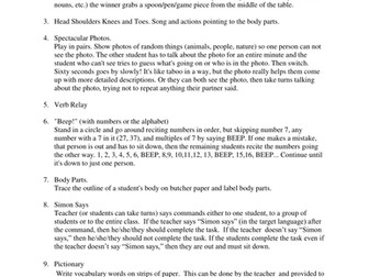 20 Games and Activities for Any Language