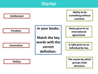Rights and Responsibilities