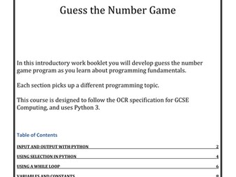 Guess The Number Game in 6 Steps in Python
