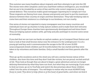 The Migrant Crisis: Where has our compassion gone?