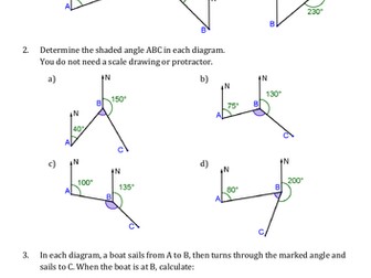 Angle properties and bearings