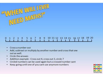 Numeracy Add/Subtraction Game
