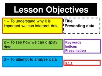 Economic data and index numbers