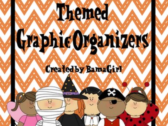 Halloween Themed Reading Graphic Organizers