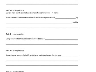 Managing desertification