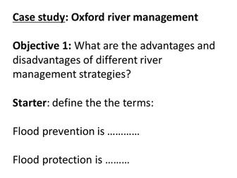 MEDC - Oxford river flood defences