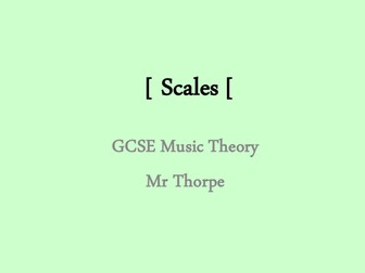 Music Theory: Scales