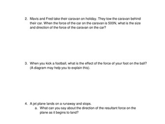 Forces and Acceleration