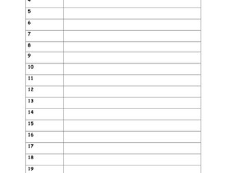 BODMAS Whole class/Group Practise Activity