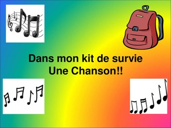 Studio 1 Module 1 Unit 2   - Dans mon Kit de Survie song