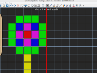 Completing symmetric patterns