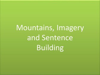 Mountain Sentence Builder