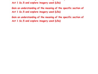 Romeo and Juliet - effective imagery in Act 1.5