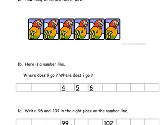 Year 1 Maths Baseline assessment 
