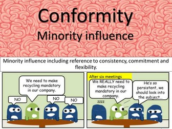Lesson 9: Minority Influence (New AQA Specification)