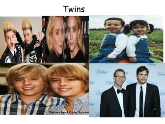 Twins including twin studies